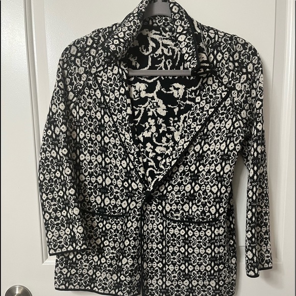 NWT Reversible Anthropologie Sweater Blazer - Picture 3 of 7